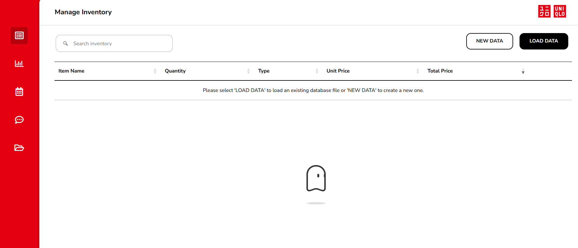Dashboard template